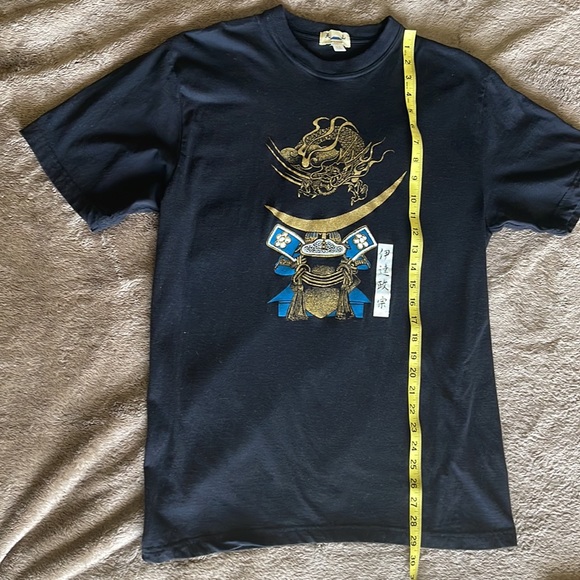 Mens / Unisex Authentic Japanese Traditional Dragon Short Sleeve T-Short, Size L - Picture 7 of 8